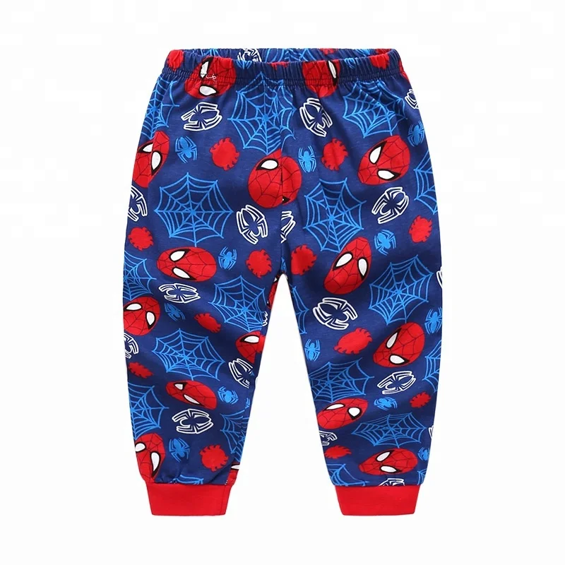 Высококачественный хлопковый пижамный комплект для мальчиков с мультяшным рисунком оптом