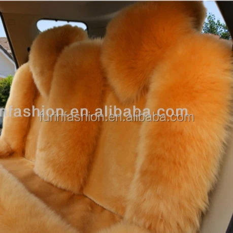 fur seat cover set