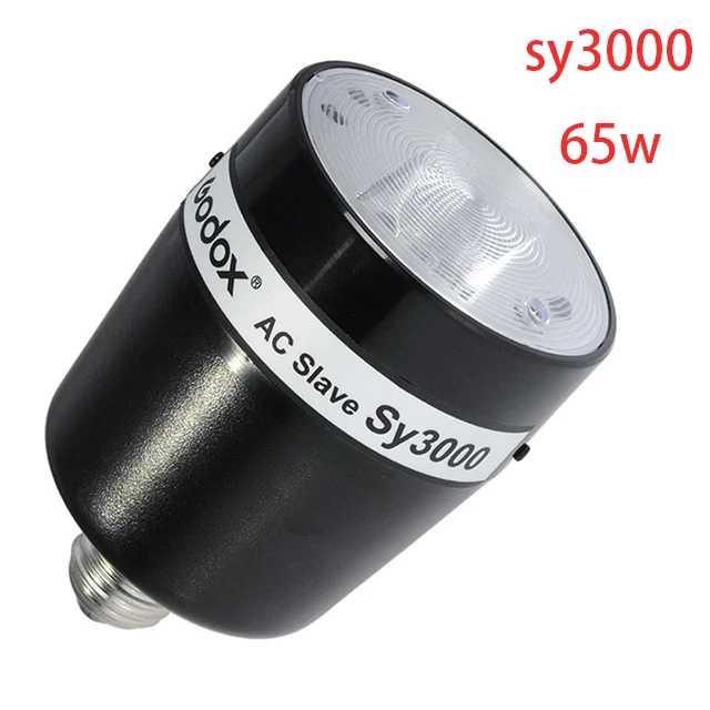Godox SY3000 Photo Studio Strobe Light E27 Screw AC Slave Flash Strobe Bulb 110V