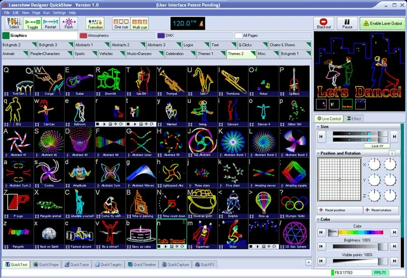 Pangolin Quickshow Laser Software Controller for Universal