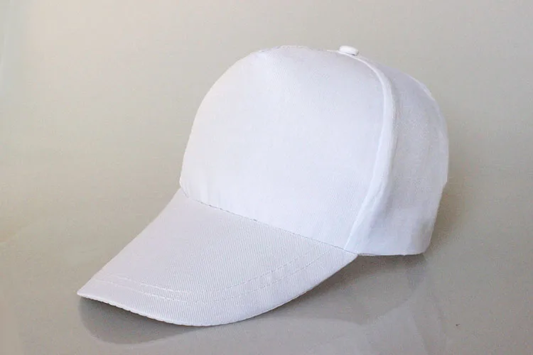 Plain White Promotional Cap For Housekeeping & Security Companies