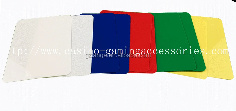 Казино серии Texas Cut карты пять цветов ПВХ Пластиковые Покер