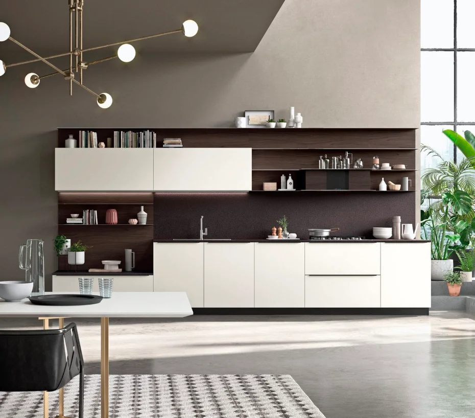 
 Изготовленные на заказ модульные меламиновые кухонные шкафы для семейной мебели прямо из Китая  