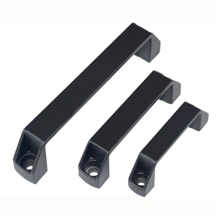 Black Square Plastic Nylon Pull Handles For Industrial Machines Buy Nylon Handles,Plastic Pull