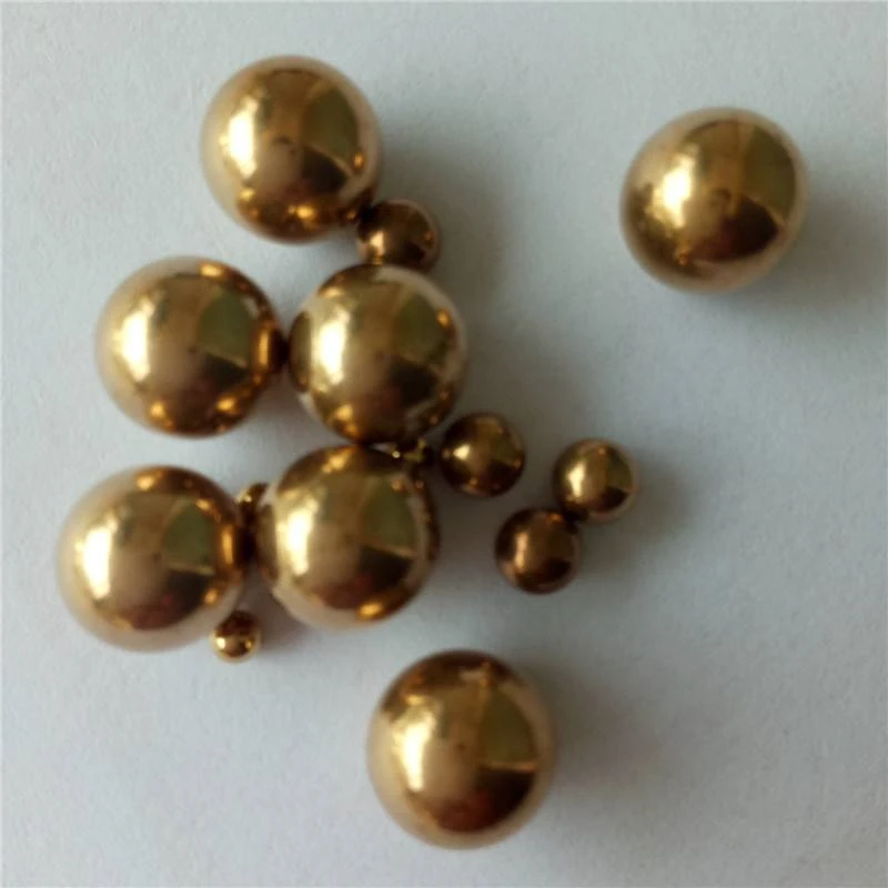 Solid Brass Beads (per 10 pack)