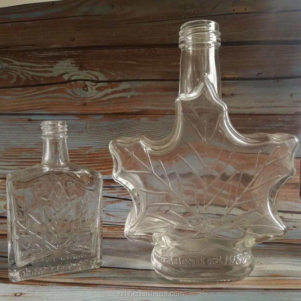 50ml 100ml 250ml カナダ産メープルリーフ型メープルシロップ/アイス
