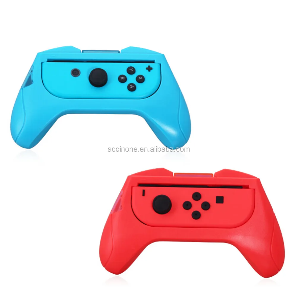 Nintendo Switch 赤/青　美品　グリップホルダー付き Nintendo Switch1（赤青） - メルカリ