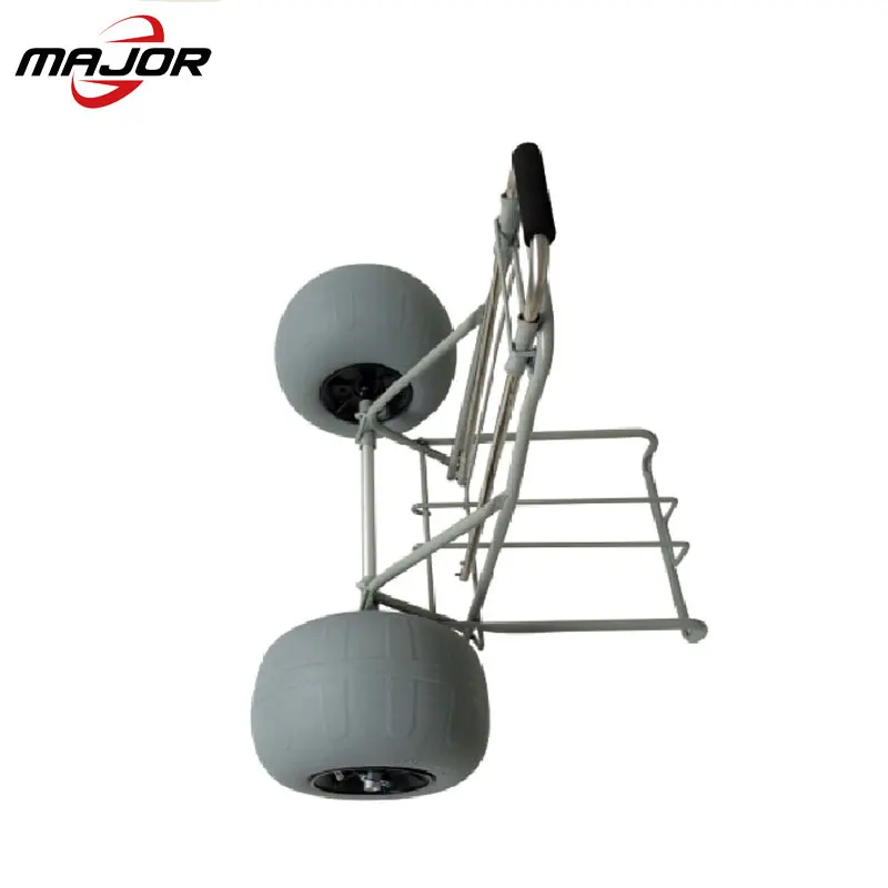 Challenger Mobility Folding Platform Beach Cart with Large Balloon Tires  OEM Customizable Stainless Steel for Sand Use