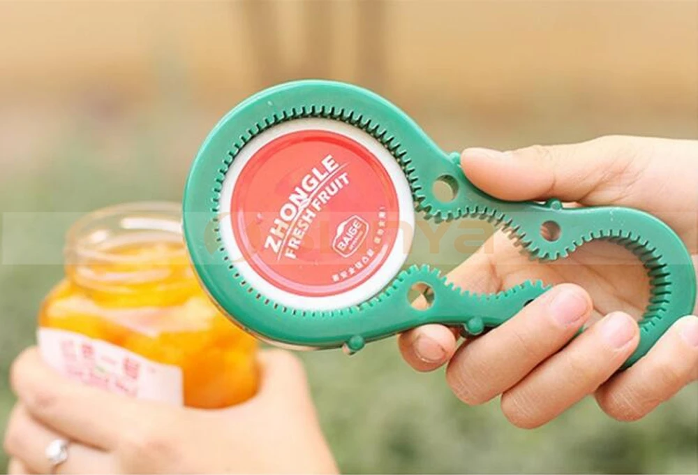 Multi-Purpose Bottle Opener with Creative Silicone Zipper Design