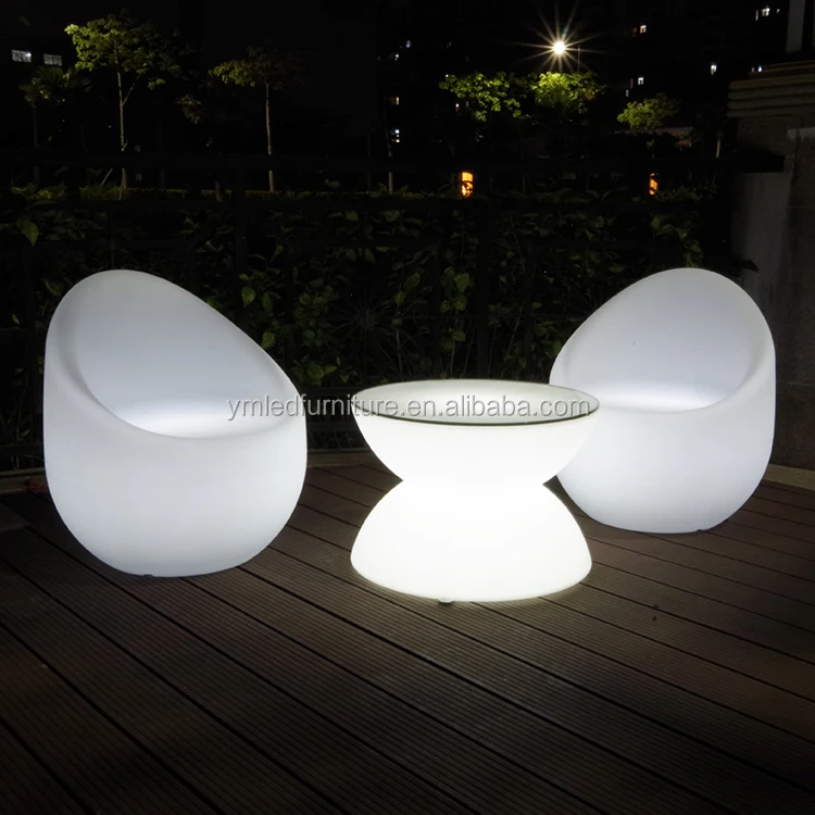 Светодиодный светящийся журнальный столик