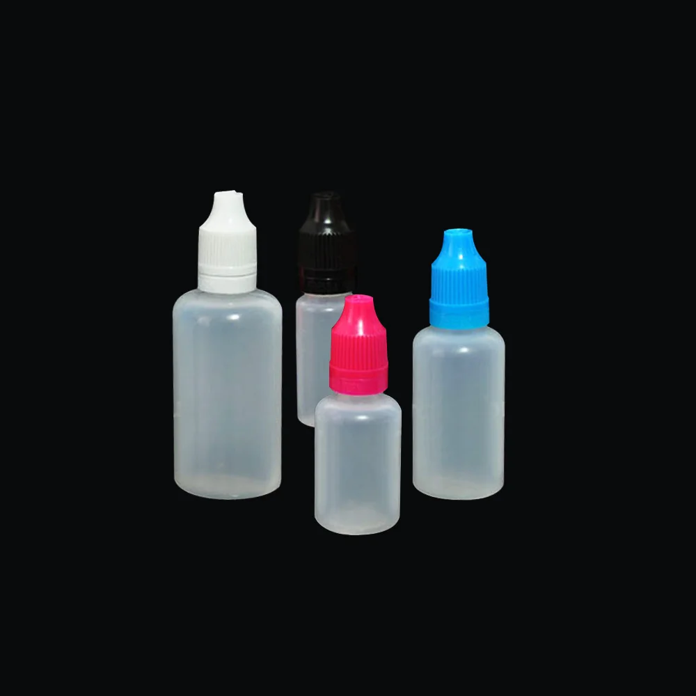 Plastic Oil Bottle 5ml 10ml 15ml 20ml 30ml 50ml Liquid Plastic Dropper ...