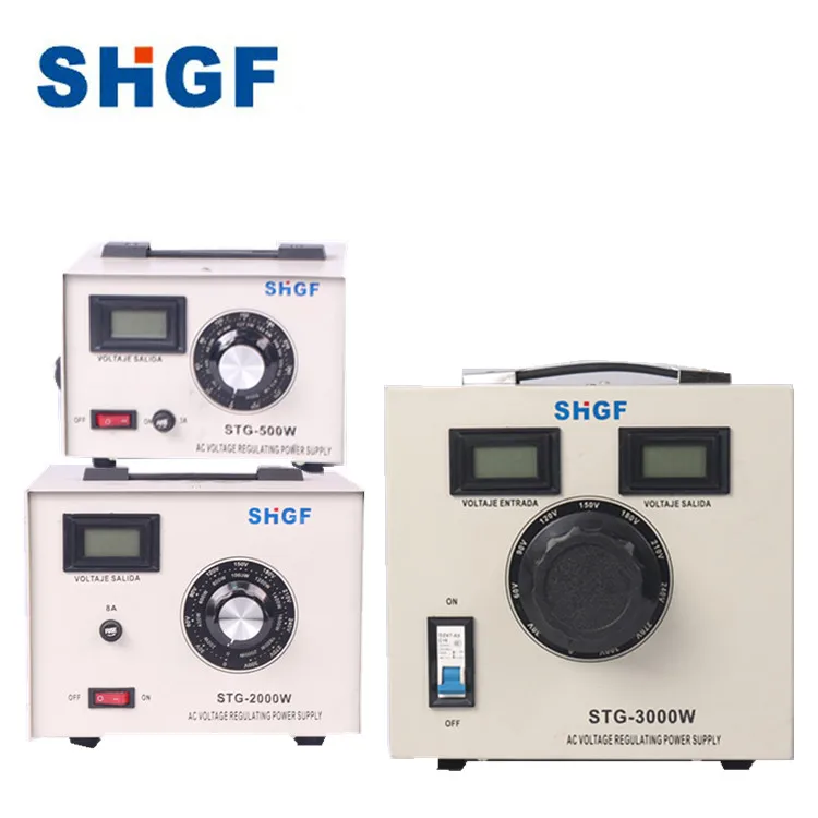 STG 3000Watt Single Phase AC Automatic Voltage Regulator Variac Transformer