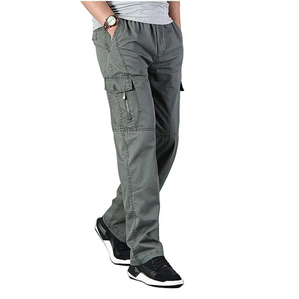 men's work pants with elastic waist