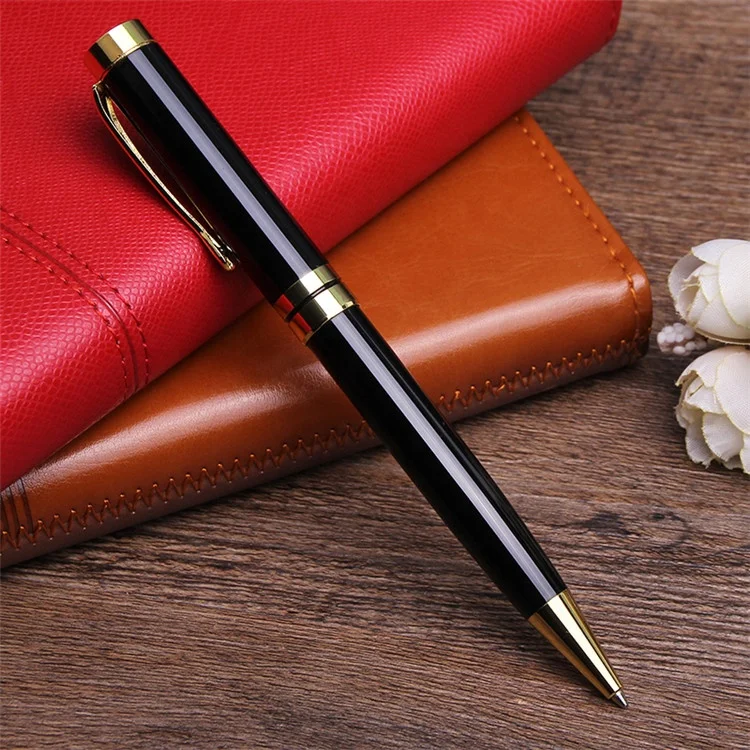 Последняя акция подарок шариковая ручка с индивидуальным логотипом роскошная из тяжелого металла золотым