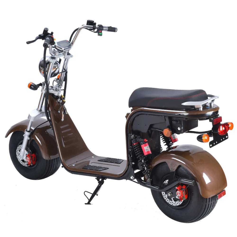 Free Shipping Fast Delivery to Austria Europe Warehouse Citycoco Mopeds EEC E Bike Removeable Battery Fat Scooter 1500W 20Ah