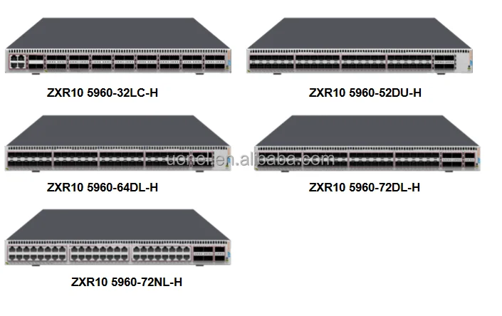 ZXR10 5960-52TM-L-OUT 10 Gigabit Switch - 24 GE RJ45 Ports, CE
