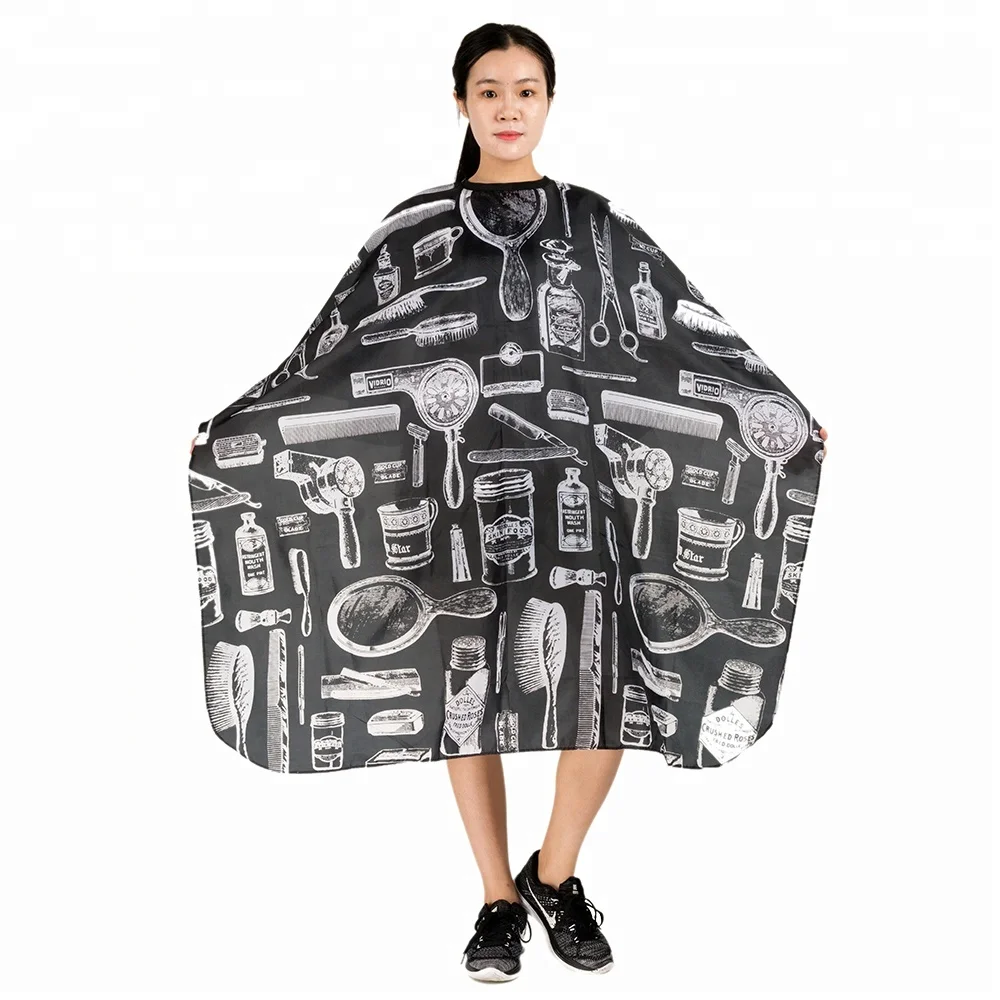 High Quality Waterproof Material Salon Cape Barber Shop Barber Cloth -  China Barber Cape and Salon Capes price