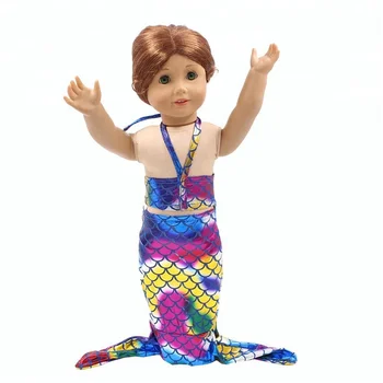 Hotsale yawoo fashion 18 inchesl doll mermaid american girl toy doll clothes