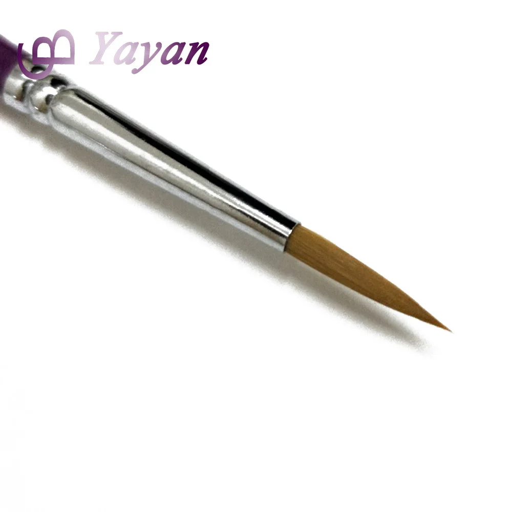 Best Ultra Round Flat Tip Cat Tongue Synthetic Nylon Face Body Painting Brush Kit for Professional Artist