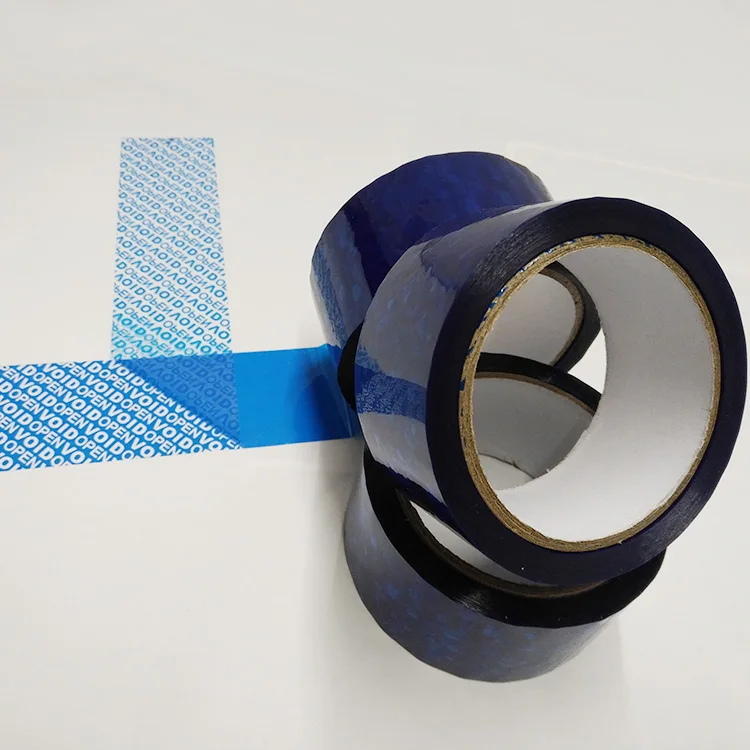 One Time Use Tamper Evident Packing Tape with Text VOIDOPEN