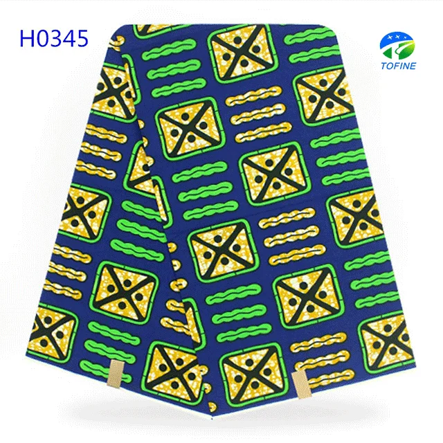 Китайский поставщик ткань с африканскими восковыми принтами спандекс 100% хлопковая для женской