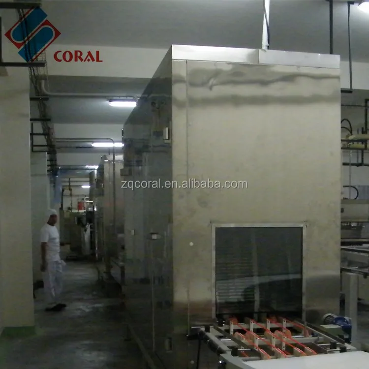 
 Вертикальный охлаждающий шкаф коралловых вафель  