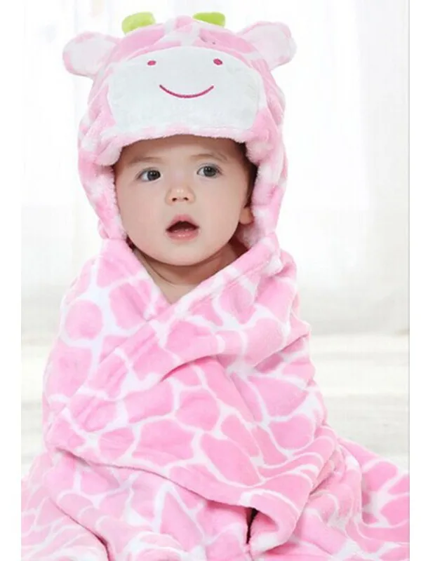 Новый симпатичная розовый корова мягкая толстовка с капюшоном мыс KK365