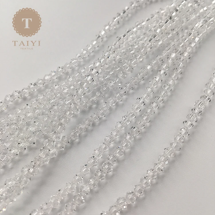 Factory Direct Crystal Sharp Bottom Gem Flower Shaped Glass Drill for Wedding Dress