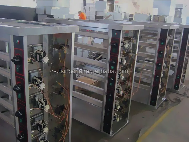 
Газовая печь для курицы из нержавеющей стали с 5 контактами на продажу 