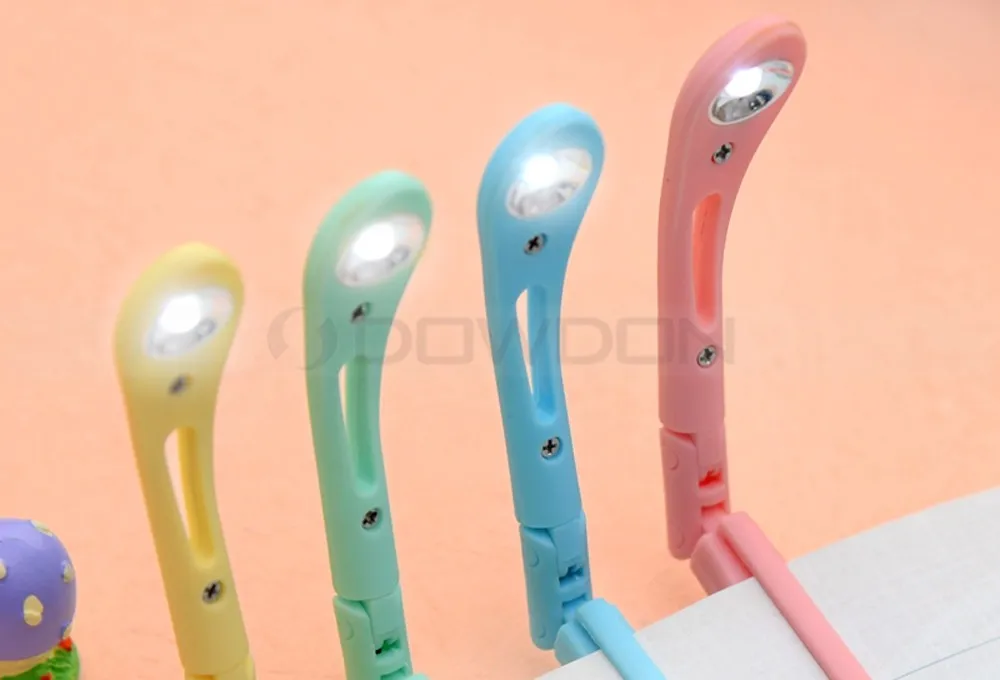 Battery Powered Mini Clip Led Book Light Portable Reading Light - Buy ...