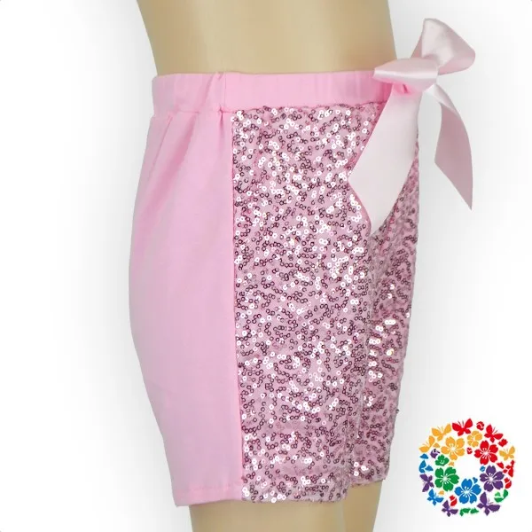2019 летние Серебристые короткие трусики с блестками, блестящие шаровары для маленьких девочек, блестящие трусики для маленьких девочек, милые трусики для маленьких девочек