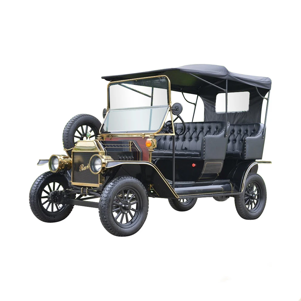 Classic CE Approval 4 Seater Smart 48v Electric Retro Car