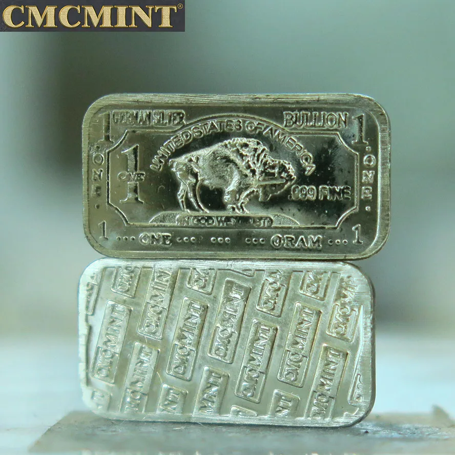 Coins For Sale 1 Gram German Silver Buffalo Bullion Bar A94 Buy