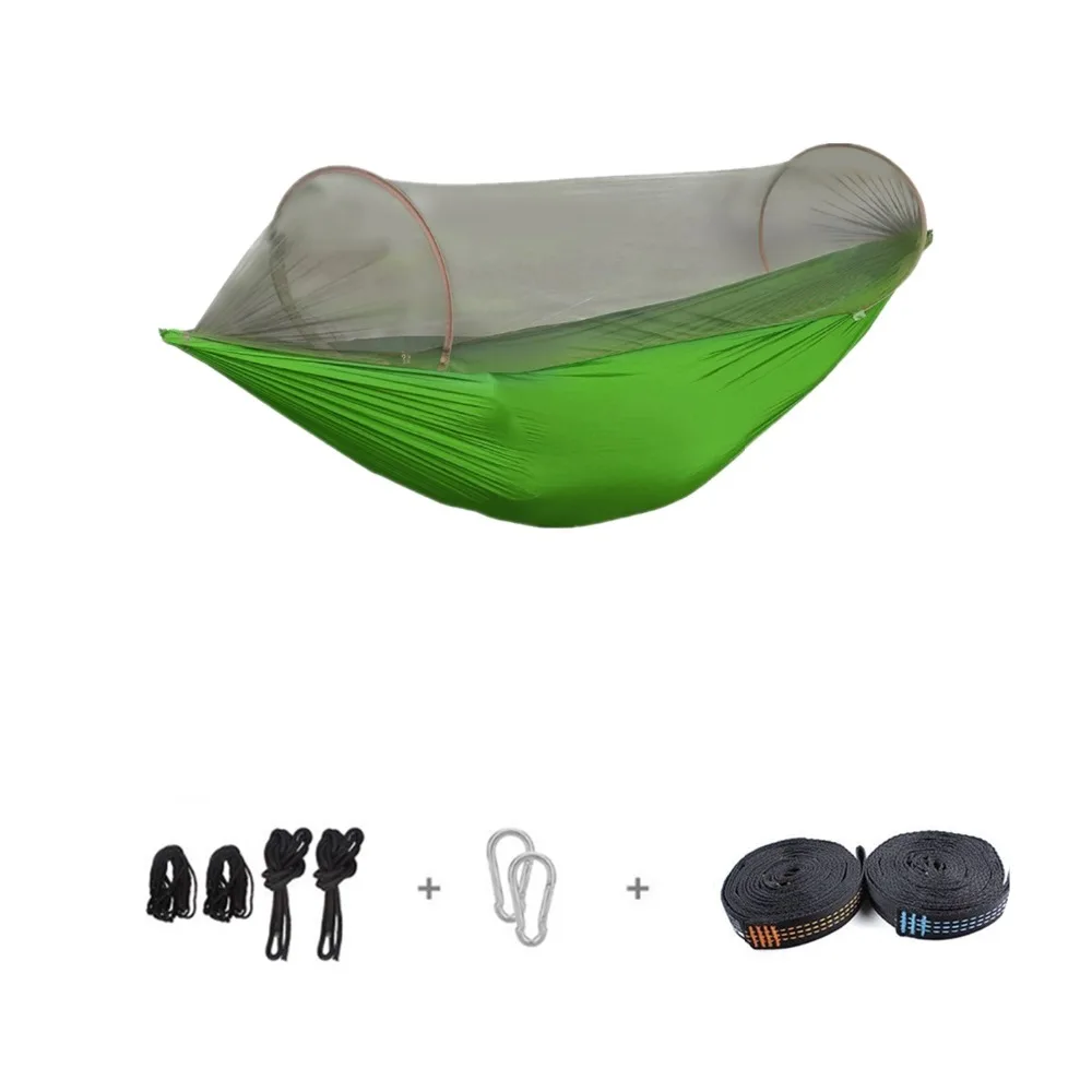 
 Сверхлегкий полиэстеровый прочный гамак для выживания с москитной сеткой  