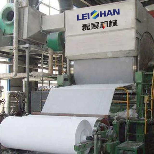Waste Paper Recycling Machine Production Line Toilet Tissue Paper Making Machine