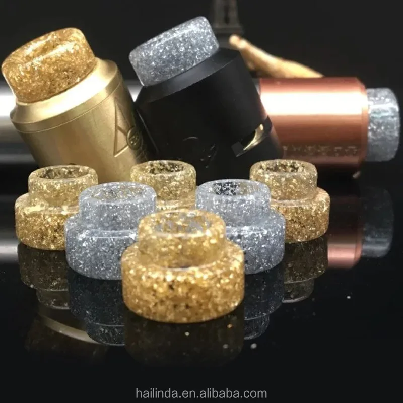 Новинка 810 года, Электронная Сигарета RDA RBA с большим диаметром доллара, капельный наконечник для kennedy \ mad dog \ 528