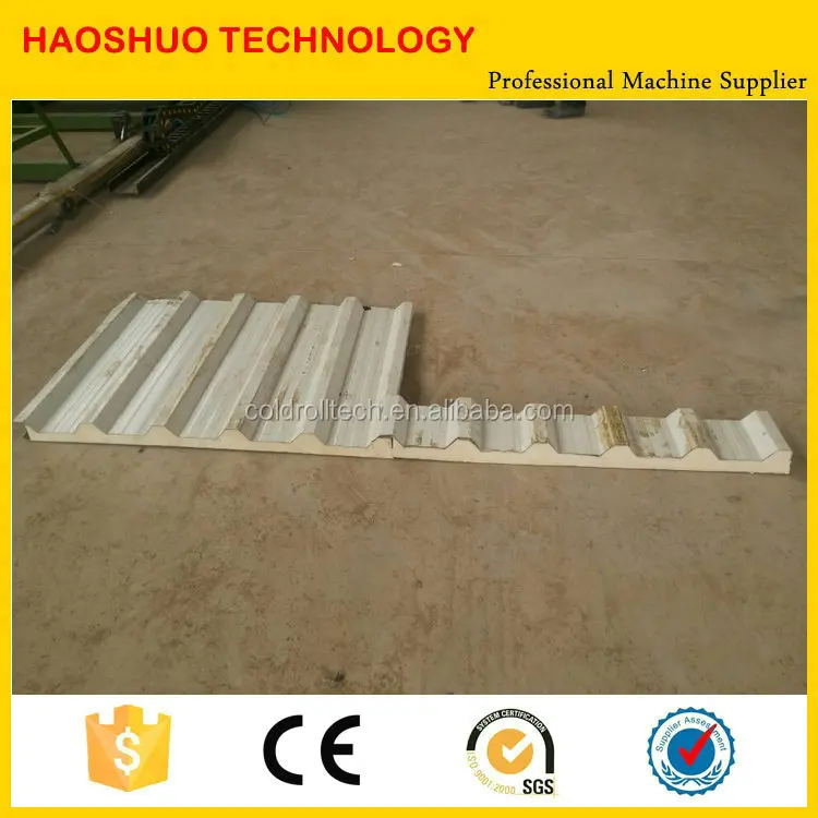 Линия по производству сэндвич-панелей из полиуретана, машина для производства непрерывной сэндвич-панели из полиуретана