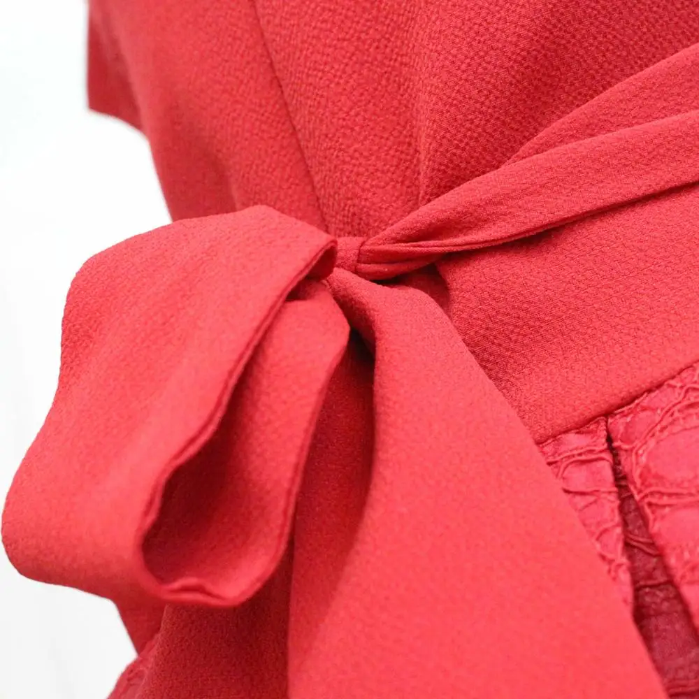 Высокое качество Детские Красные кружевные вечерние платья Вечерние