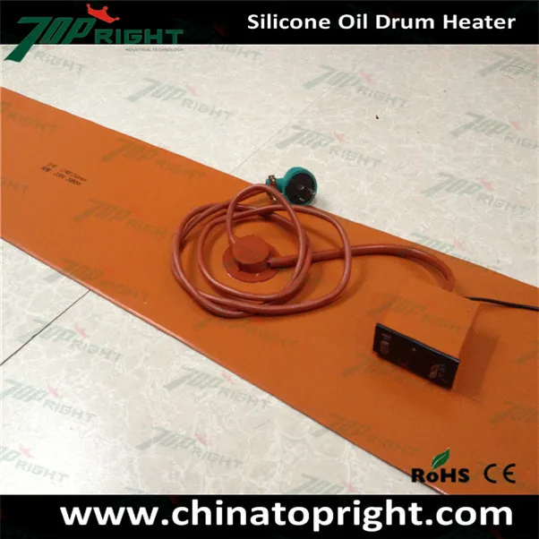 2000 Вт галлонов силиконовой резины нефть барабан нагревателя с цифровым контроллером
