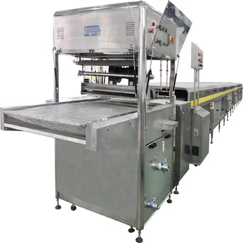 SJP400 Basic Hot Sale Chocolate Enrobing Machine Chocolate Coating Products Chocolate Tank Can Be Pulled Out for Easy Clean 10kw