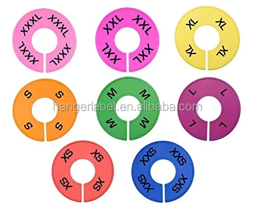 XS S M L XL Closet Shelf Dividers for Hangers Retail Store Display