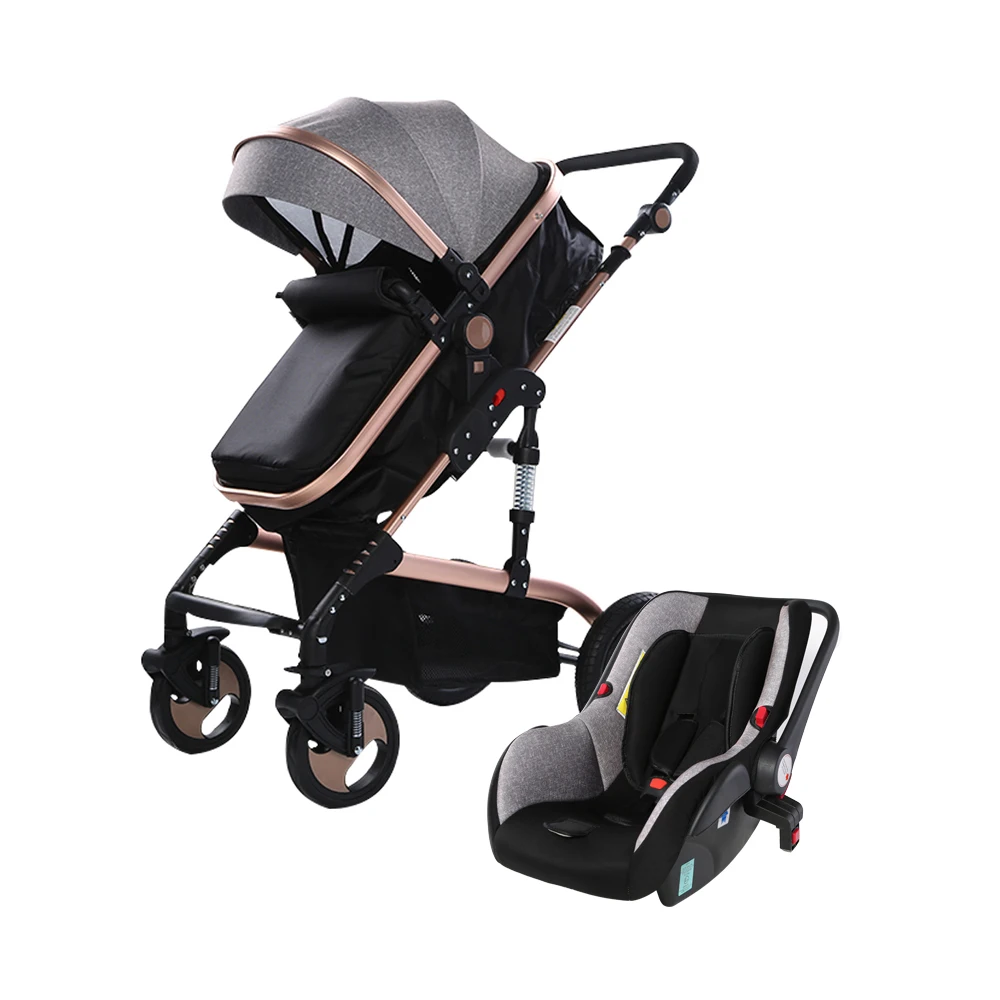 Factory Price 3 in 1 Kinderwagen Baby Stroller 243 G Convertible Baby Bike and Stroller