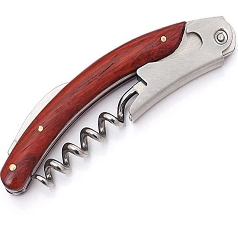 HXY дешевый шарнирный 73 г винный инструмент, Лидер продаж, штопор для путешествий, штопор, деревянный штопор для вина, штопор для подарка