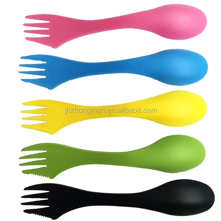 Three in One Fork Spoon Knife ,Combined Spork Knife , Spoon Sfork or Spork