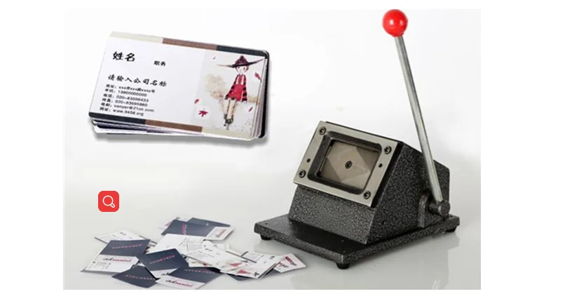 Customized Size PVC Card Manual Business Card Cutting Machine Paper Processing Machinery