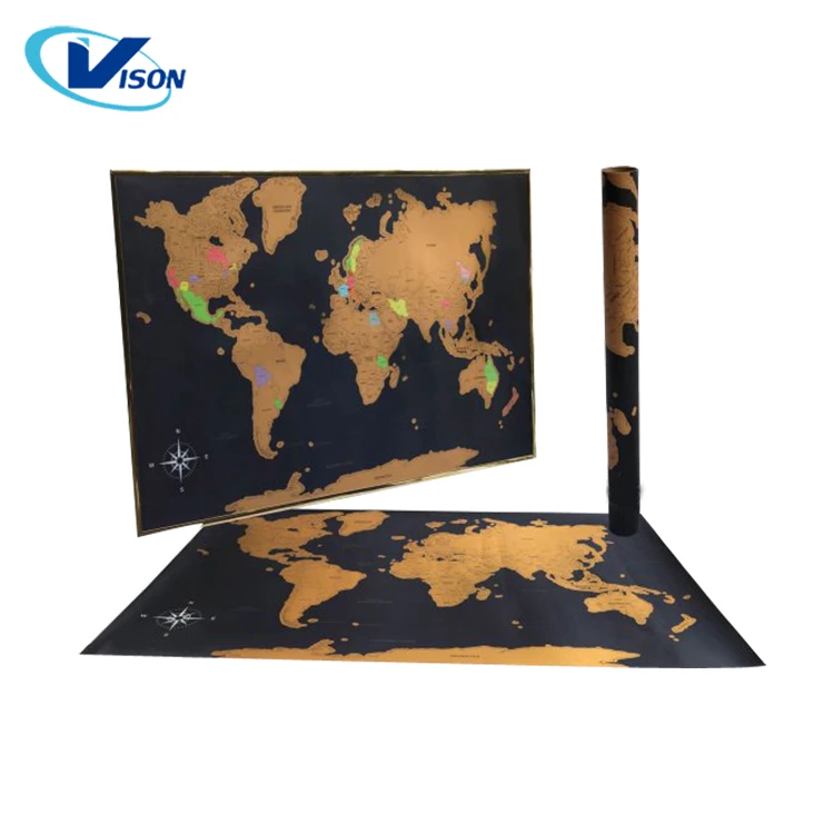ユニークなデザインのホットセール世界地図オーストラリアのスクラッチオフ地図 Buy 世界地図スクラッチ スクラッチオフmap 世界地図 Product On Alibaba Com