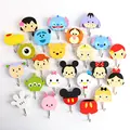 10 pcs lot Tsum Tsum mini figures stickers Minnie Donald Duck Winnie cute strong stick hooks