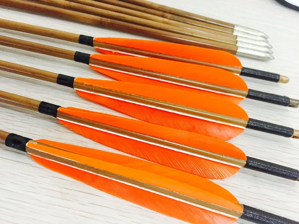 Self-nock Tonkin Shafts Bamboo Arrows
