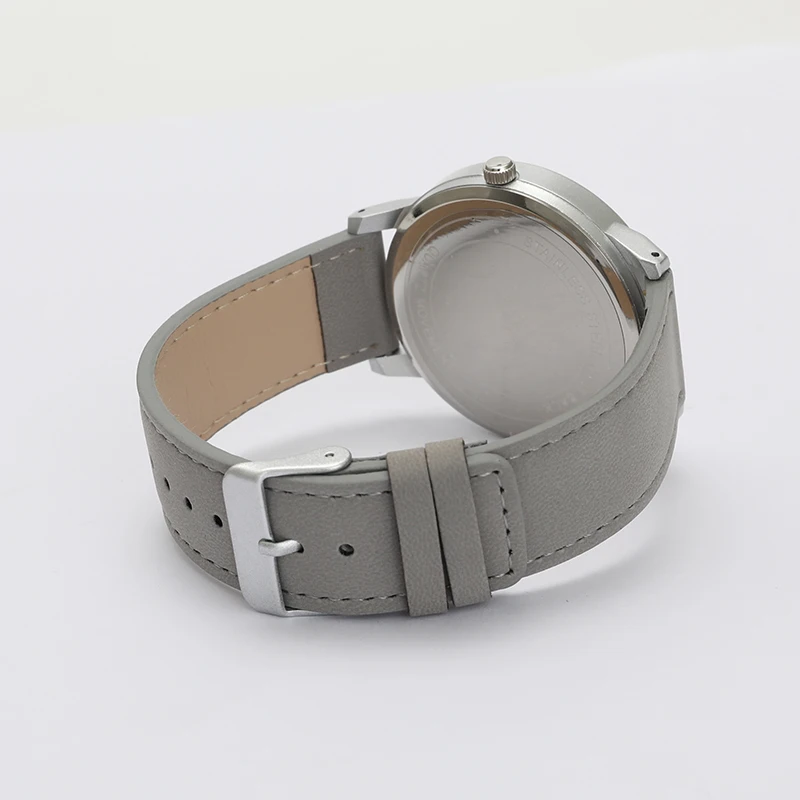 Superior Quartz Water Proof Wrist Watch Leather Strap New Product Japan Movt Geneva Watch Stainless Steel Back