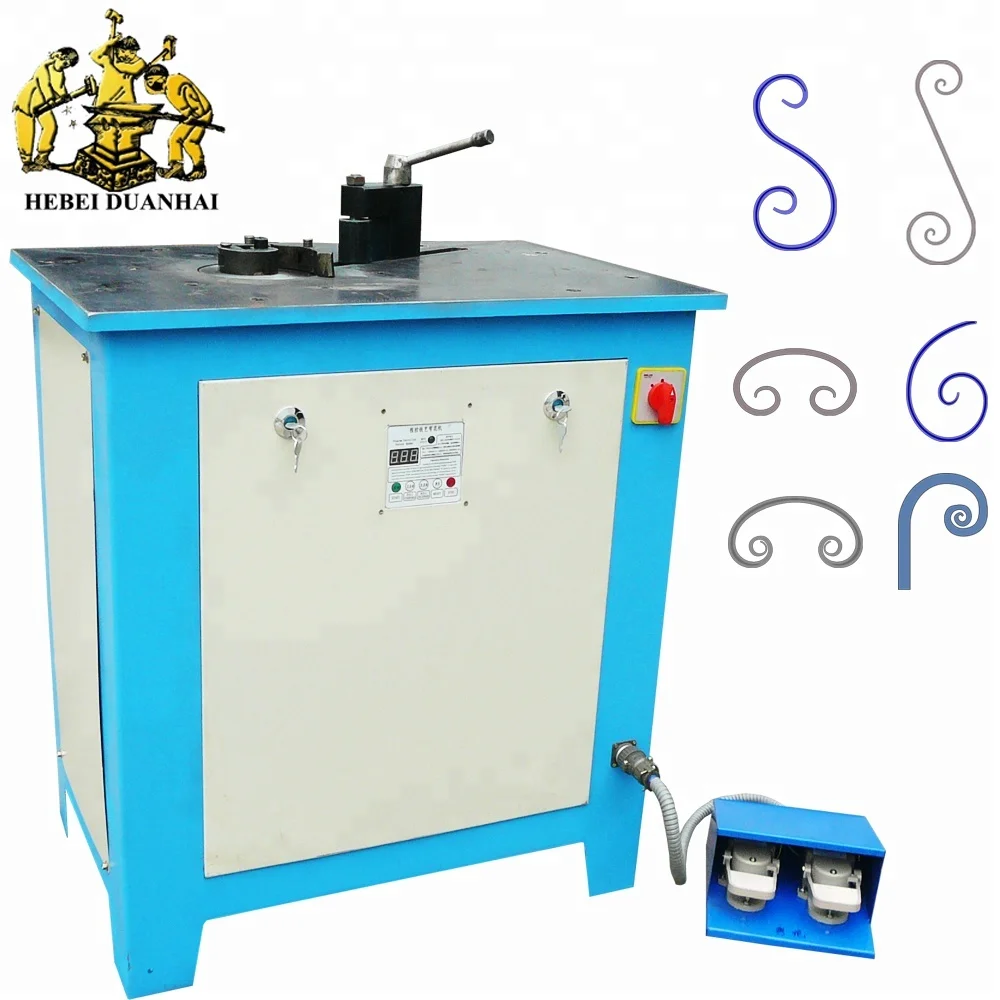 DH-DW16E Manual Metal Scroll Bender Wrought Iron Scroll Bending Machine